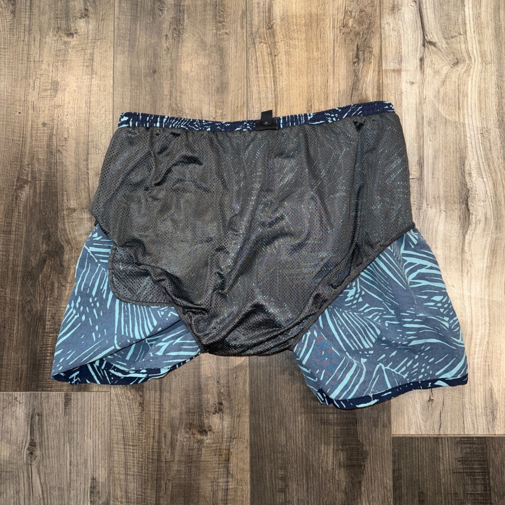 Patagonia Baggies Shorts L Blue Print Lined Swim Athletic Outdoor Mens - Picture 4 of 8